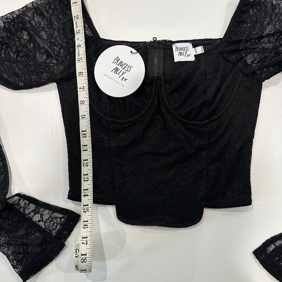 PRINCESS POLLY‎ Purnell  Lace Top Black - Size 4 - NEW With Tags - In Bags. - Picture 11 of 16
